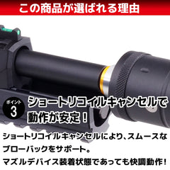 DCI Guns 11mm正ネジメタルアウターバレル マルイ P320フルサイズ用 [カラー：BK / GOLD / RED / SV]