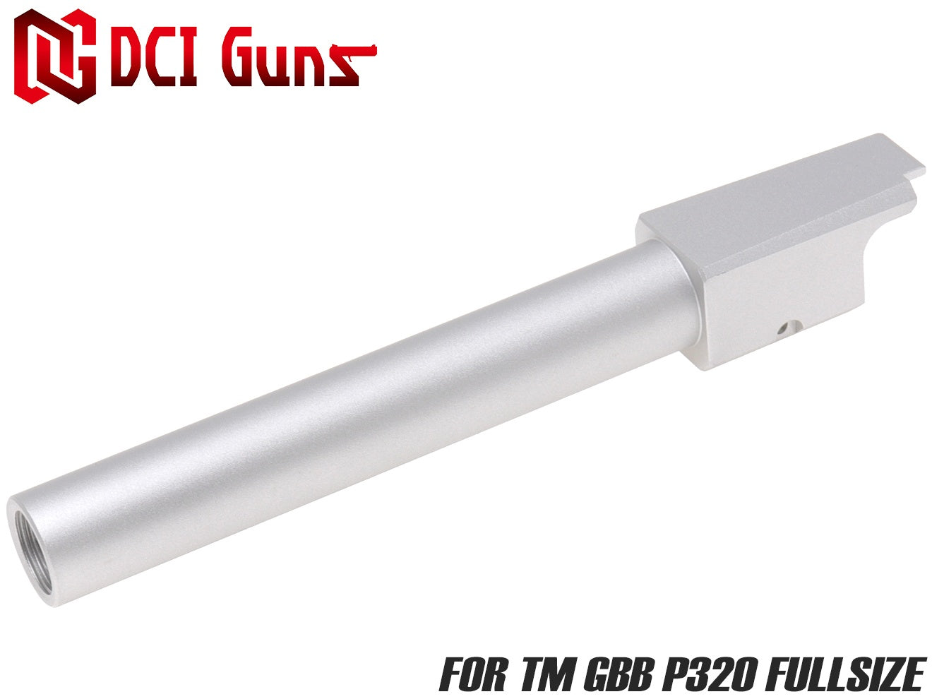 DCI Guns 11mm正ネジメタルアウターバレル マルイ P320フルサイズ用 [カラー：BK / GOLD / RED / SV]