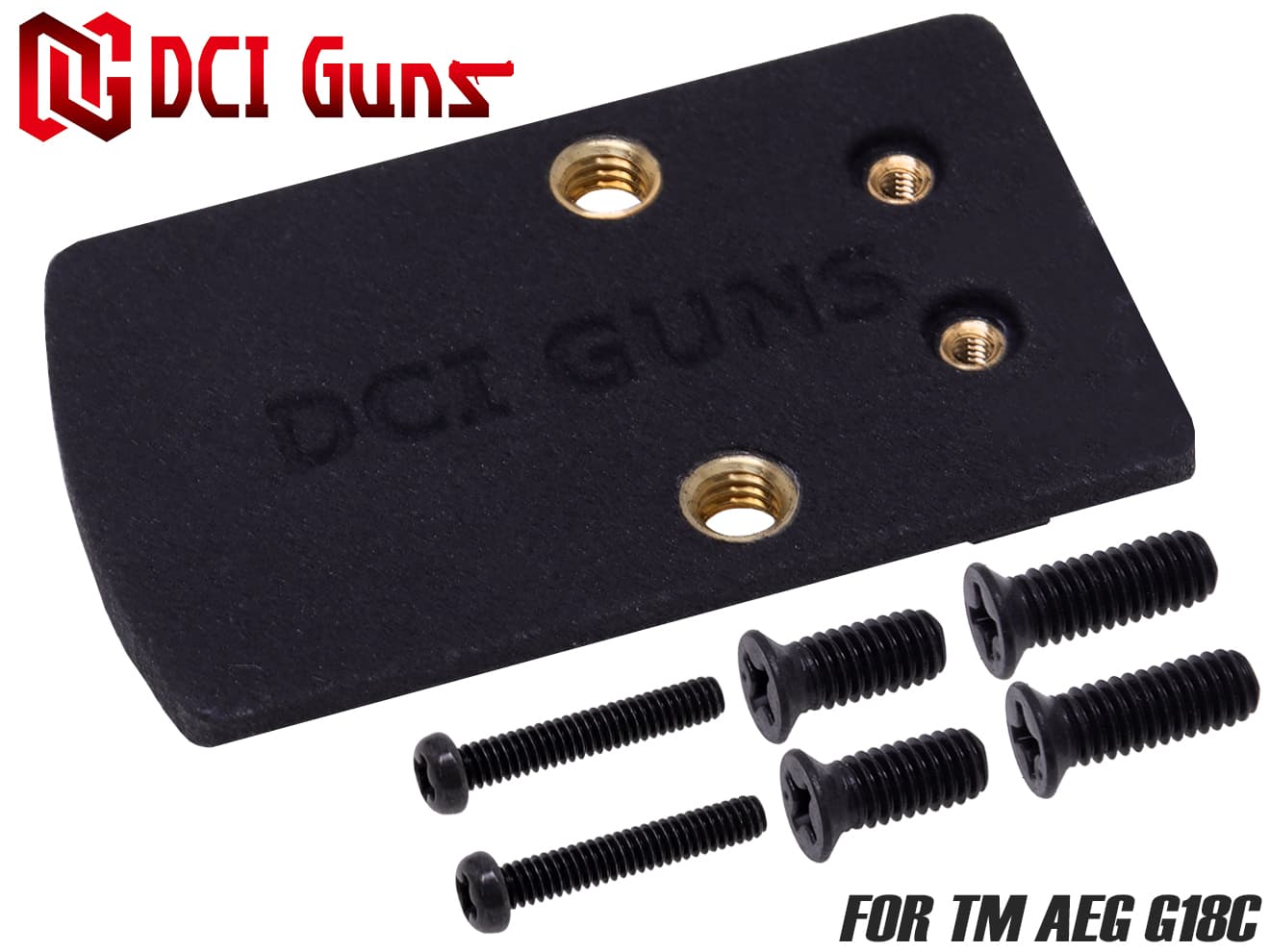 DCI Guns RMRマウント [対応：GLOCK系 / HK45系 / M&P9系 / M1911A1 / M45A1 / P226系 / DE.50AE / Hi-CAPA系 / USP / BATON CO2GBB M45A1]