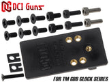 DCI Guns プラスチックマウント DOCTOR/Vortex Viper/NOVEL ARMS MRS/SHIELD SIGHTS RMSc専用 [適合：TM GBB G17Gen5 / TM GBB Hi-CAPA5.1]
