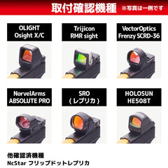 DCI Guns プラスチックマウント RMR/SRO [適合機種：TM GBB GLOCK(Gen5除く) / TM GBB Hi-CAPA5.1]