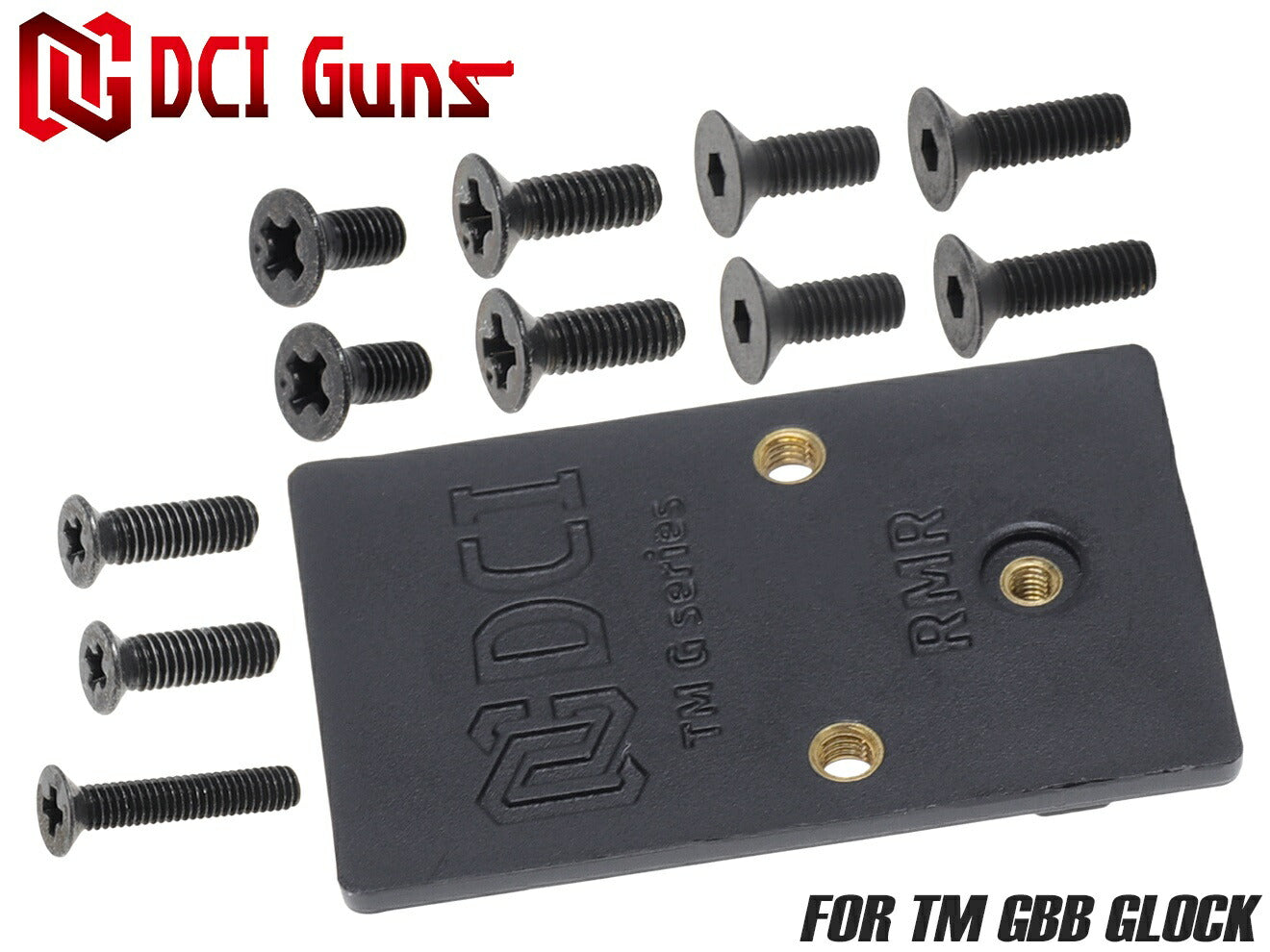 DCI Guns プラスチックマウント RMR/SRO [適合機種：TM GBB GLOCK(Gen5除く) / TM GBB Hi-CAPA5.1]