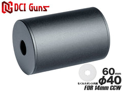 DCI Guns ちくわ軽量サイレンサー [サイズ：24mm×100mm / 24mm×140mm / 32mm×100mm / 32mm×140mm / 32mm×60mm / 40mm×100mm / 40mm×140mm / 40mm×60mm]