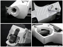 GUARDER ノーマーキング アルミスライド&フレームセット DE.50 [カラー：BK / SV]