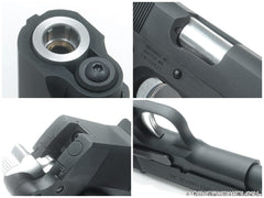 GUARDER NC アルミフレームキット ノーマーキングVer for マルイ DETONICS .45 [カラー：BK / SV]