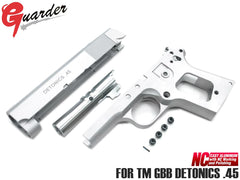 GUARDER NC アルミフレームキット Early Ver for マルイ DETONICS .45 [カラー：BK / SV / シルバーポリッシュ]