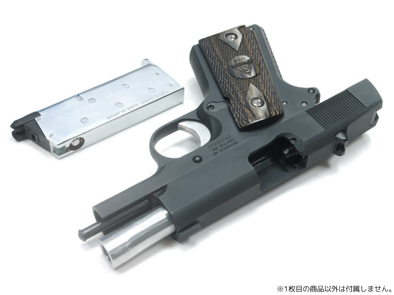 GUARDER NC アルミフレームキット Early Ver for マルイ DETONICS .45 [カラー：BK / SV / シルバーポリッシュ]