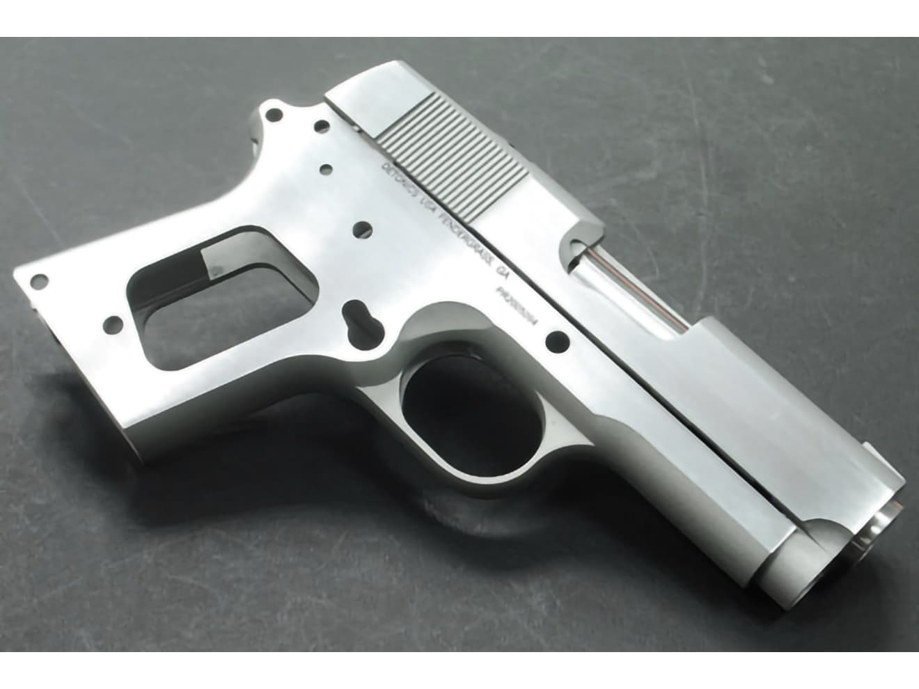 GUARDER NC アルミフレームキット 2016Ver for マルイ DETONICS .45 [カラー：BK / SV / シルバーポリッシュ]