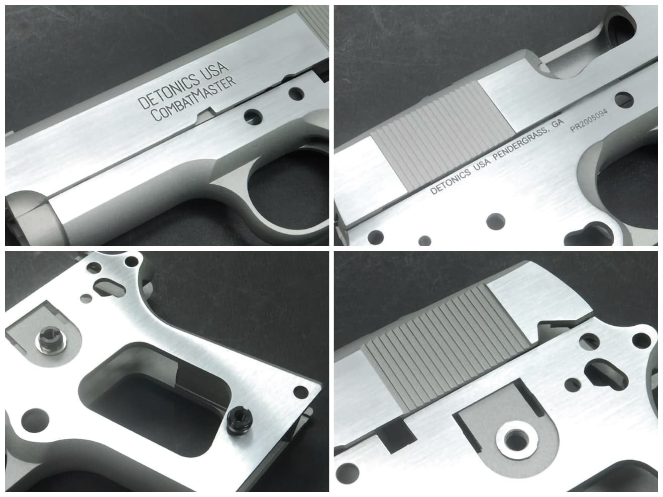 GUARDER NC アルミフレームキット 2016Ver for マルイ DETONICS .45 [カラー：BK / SV / シルバーポリッシュ]