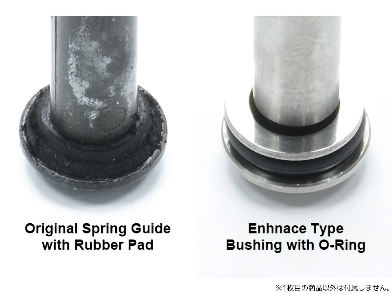 GUARDER スチールCNC リコイルスプリングガイド Hi-CAPA DOR [カラー：BK / SV]