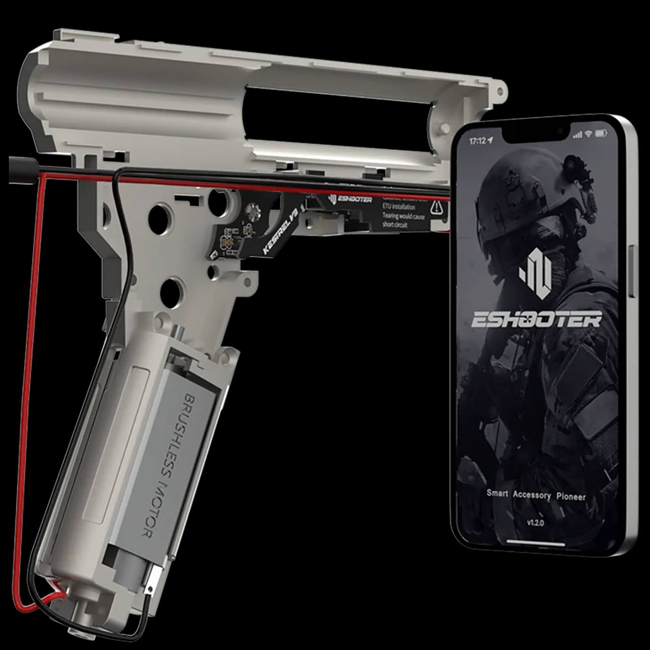 Eshooter Kestrel（ケストレル) ETU [対応機種：Ver2前方配線 / Ver2後方配線 / Ver3]