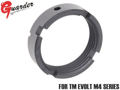 GUARDER スチールCNC キャッスルナット[東京マルイ EVOLT M4用]