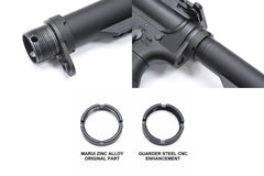 GUARDER スチールCNC キャッスルナット[東京マルイ EVOLT M4用]