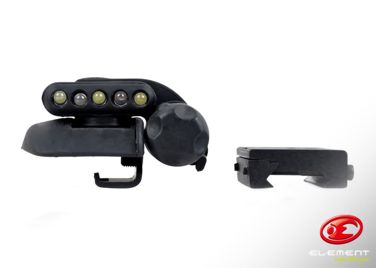 ELEMENT ヘルメットライトセット  BK