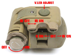 ELEMENT ヘルメットライトセット  BK