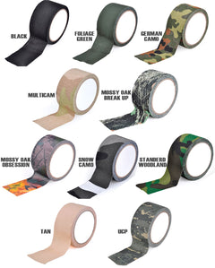 ELEMENT カモフラージュ テープ 5×1000cm  [カラー：BK / GC / MOB / MOO / SW / TAN / USP / MC / SC]