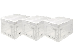 折り畳みコンテナ 50L 中窓2箇所付(長辺１＆短辺１) [入り数：1個 / 3個 / 5個]