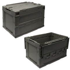 折り畳みコンテナ 50L 窓なし [カラー：BK / T / O / W / BL]