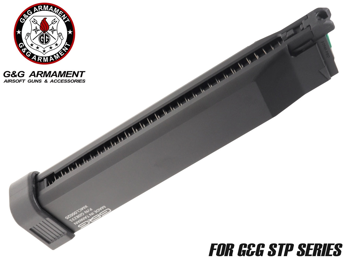 G&G スペアマガジン ガスブローバック CO2 STP45(JP Spec CO2) [装弾数：30発(STD) / 50発(ロング)]