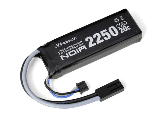 G-FORCE Noir LiPoバッテリー ミニS互換サイズ [仕様：7.4V2250mAh20C / 11.1V1300mAh30C]