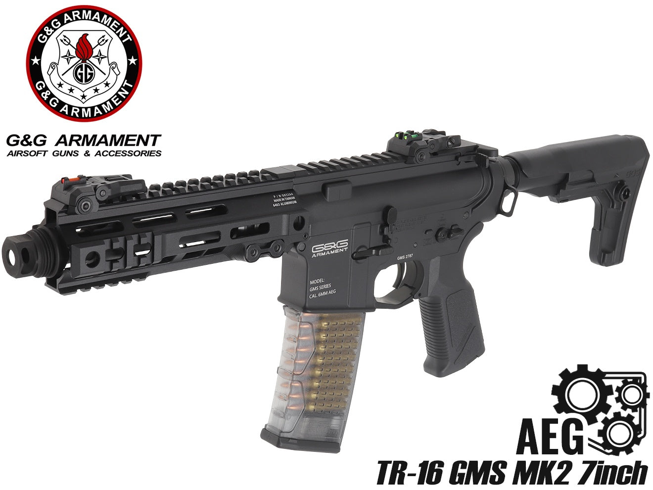 G&G TR-16 GMS MK2 7インチ 電動ガン本体