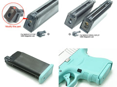 GUARDER スタンダード マガジンベース GBB GLOCK用 [カラー：ブラック / OD / ピンク / REB / TAN]