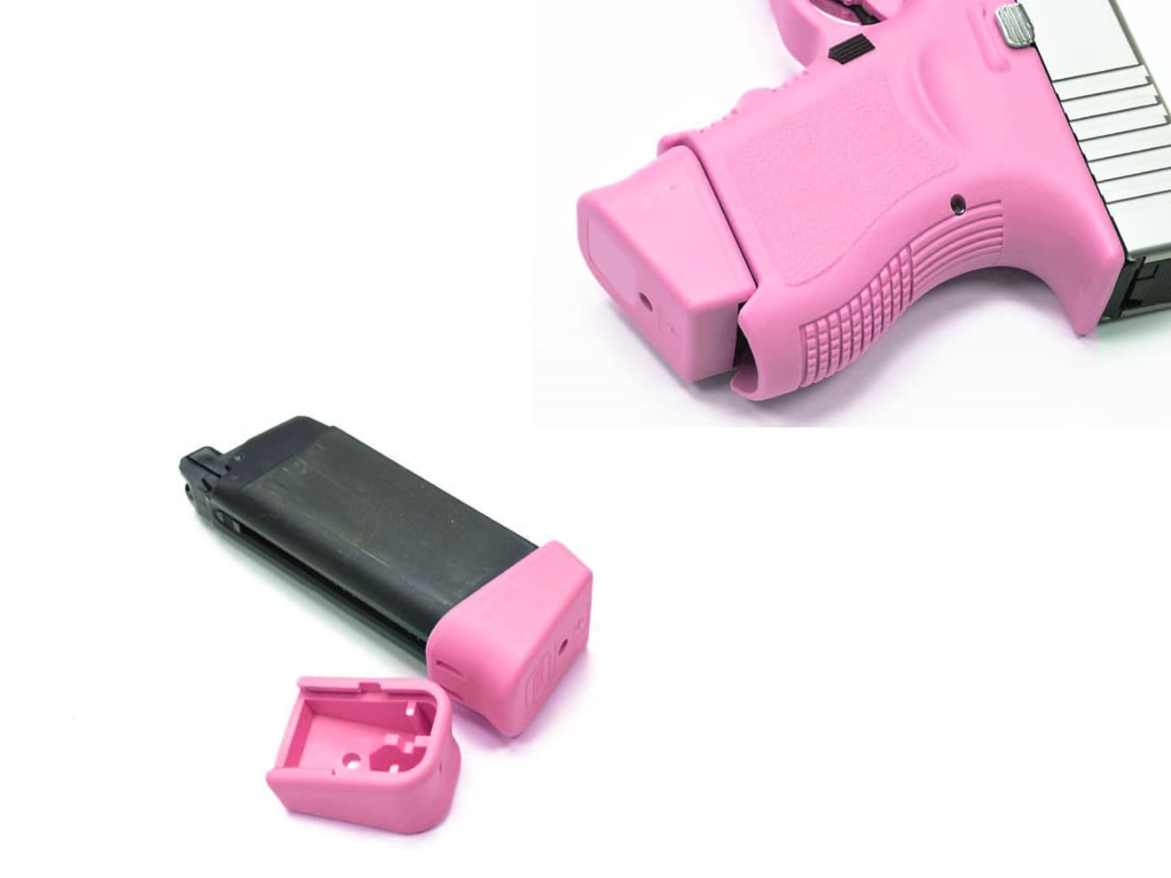 GUARDER エクステンデッド マガジンベース GBB GLOCK用 [カラー：ブラック / OD / ピンク / REB / TAN]