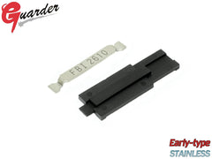 GUARDER ステンレスシリアルNo.タグ EARLY TYPE w /  セットプレート 東京マルイ GBB GLOCK用 マーキング[マーキング：G17 / プレーン / G18C / G19 / G23 / FBI / DS / G22 / G34 / G26]