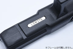 GUARDER ステンレスシリアルNo.タグ EARLY TYPE w /  セットプレート 東京マルイ GBB GLOCK用 マーキング[マーキング：G17 / プレーン / G18C / G19 / G23 / FBI / DS / G22 / G34 / G26]