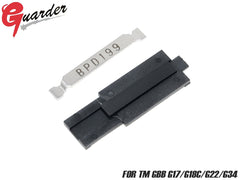 GUARDER ステンレスシリアルNo.タグ EARLY TYPE w /  セットプレート 東京マルイ GBB GLOCK用 マーキング[マーキング：G17 / プレーン / G18C / G19 / G23 / FBI / DS / G22 / G34 / G26]