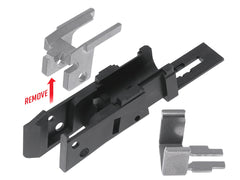 GUARDER リアリスティック フロントシャーシセット BK 東京マルイ GBB G17 / G18C / G22 / G34用 [カラー：ブラック / FDE / ピンク / REB]