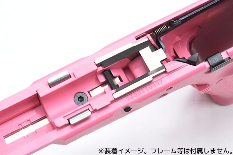 GUARDER リアリスティック フロントシャーシセット BK 東京マルイ GBB G17 / G18C / G22 / G34用 [カラー：ブラック / FDE / ピンク / REB]