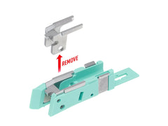 GUARDER リアリスティック フロントシャーシセット BK 東京マルイ GBB G17 / G18C / G22 / G34用 [カラー：ブラック / FDE / ピンク / REB]