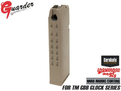 GUARDER Cerakoe アルミマガジンケース 9mm BK 東京マルイ GBB G17 / G18C / G22 / G34用 [カラー：ブラック / FDE]