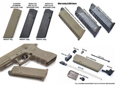 GUARDER Cerakoe アルミマガジンケース 9mm BK 東京マルイ GBB G17 / G18C / G22 / G34用 [カラー：ブラック / FDE]