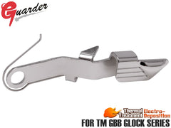 GUARDER エクステンデッド スチールスライドストップ for マルイ GLOCKシリーズ [カラー：ゴールド / シルバー / レッド]