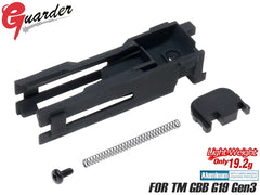GUARDER アルミ ライトウェイト ノズルハウジング for 東京マルイ GBB GLOCKシリーズ [適合機種：G17・G22・G26・G34(Gen3) / G18C / G19（Gen3） / G17・G19(Gen4) / G17(Gen5)]