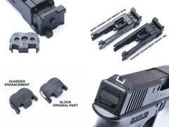 GUARDER 亜鉛 ダイキャスト ノズルハウジング for 東京マルイ GBB GLOCKシリーズ [適合：G17・G22・G26・G34(Gen3) / G18C / G19（Gen3） / G17・G19(Gen4) / G17(Gen5)]