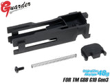 GUARDER 亜鉛 ダイキャスト ノズルハウジング for 東京マルイ GBB GLOCKシリーズ [適合機種：G17・G22・G26・G34(Gen3) / G18C / G19（Gen3） / G17・G19(Gen4)]