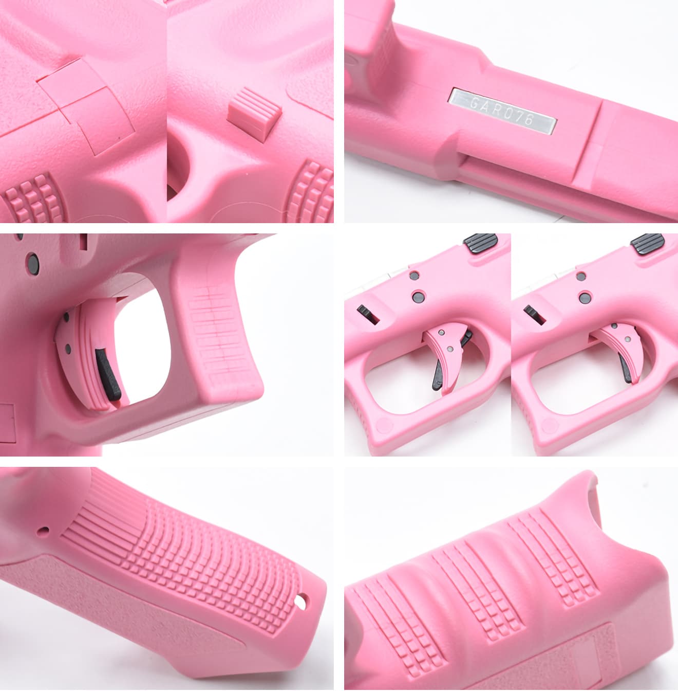 GUARDER US マーキング 2019Ver Gen3 GLOCK フレームコンプリートセット 東京マルイ GBB G17 / G22 / G34用 [カラー：ブラック / FDE / ピンク / REB]