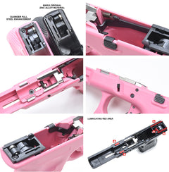 GUARDER US マーキング 2019Ver Gen3 GLOCK フレームコンプリートセット 東京マルイ GBB G17 / G22 / G34用 [カラー：ブラック / FDE / ピンク / REB]