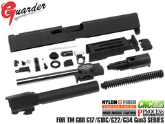 GUARDER G17 Gen2 スチールCNCスライド コンプリートセット 2020 New Ver for マルイ Gen3 G17 / G22 / G34 [刻印：EURO Ver / US Ver]