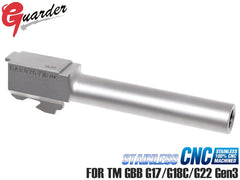 GUARDER ガーダー スチールアウターバレルマルイ GLOCK G17用 [カラー：ブラック / シルバー]