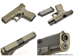 GUARDER G19 Gen4 9mm アルミCNC スライド for マルイ G19 Gen4 [カラー：ブラック / FDE / シルバー]