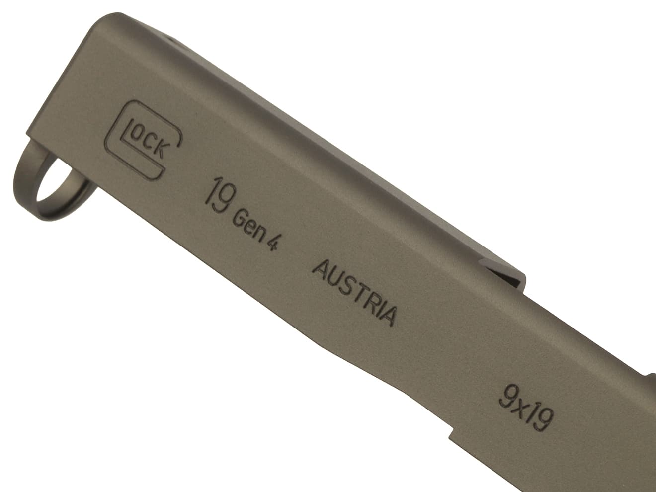 GUARDER G19 Gen4 9mm アルミCNC スライド for マルイ G19 Gen4 [カラー：ブラック / FDE / シルバー]