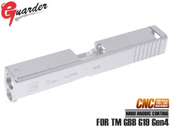 GUARDER G19 Gen4 9mm アルミCNC スライド for マルイ G19 Gen4 [カラー：ブラック / FDE / シルバー]