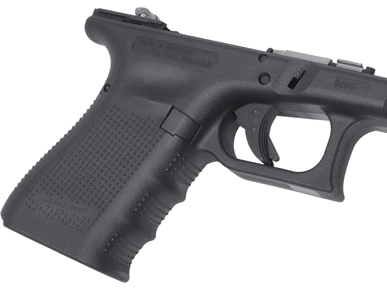 GUARDER GLOCK Gen.4 EURO Ver オリジナルフレーム スチール強化パーツ コンプリートセット  for マルイ G19 Gen4 [カラー：BK / FDE]