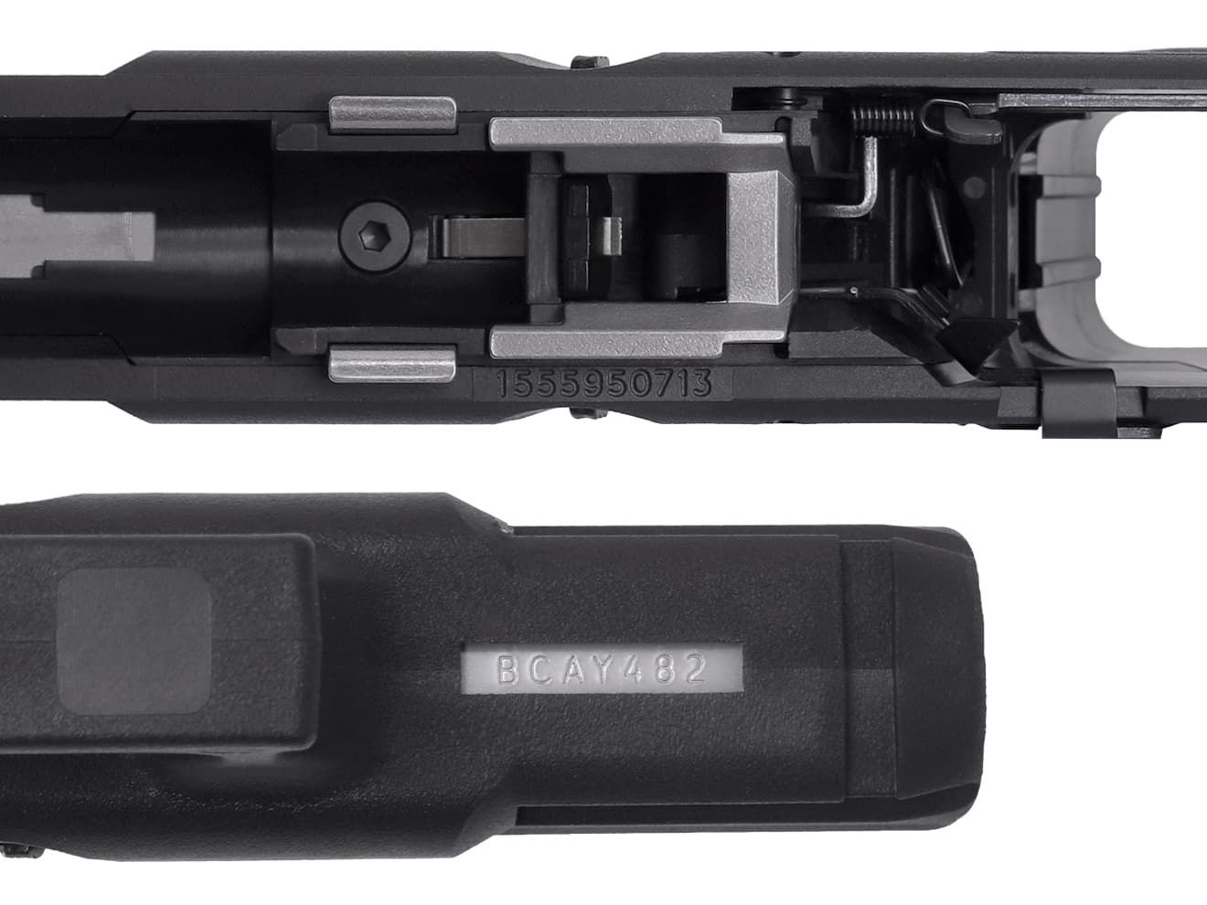 GUARDER GLOCK Gen.4 EURO Ver オリジナルフレーム スチール強化パーツ コンプリートセット  for マルイ G19 Gen4 [カラー：BK / FDE]
