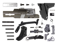 GUARDER GLOCK Gen.4 US Ver オリジナルフレーム スチール強化パーツ コンプリートセット  for マルイ G19 Gen4 [カラー：BK / FDE]