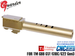 GUARDER ガーダー スチールアウターバレルマルイ G18C用 [カラー：ブラック / ゴールド / シルバー]